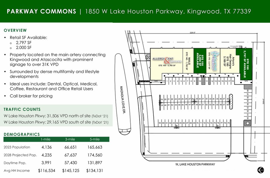 More Photos Of 1850 W Lake Houston Pky, Kingwood Unknown For Lease