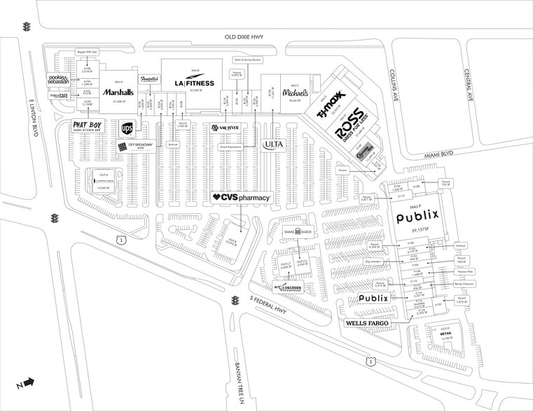 More Photos Of 1490-1732 S Federal Hwy, Delray Beach Unknown For Lease