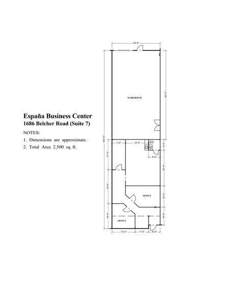 More Photos Of 1684 N Belcher Rd, Clearwater Flex For Lease