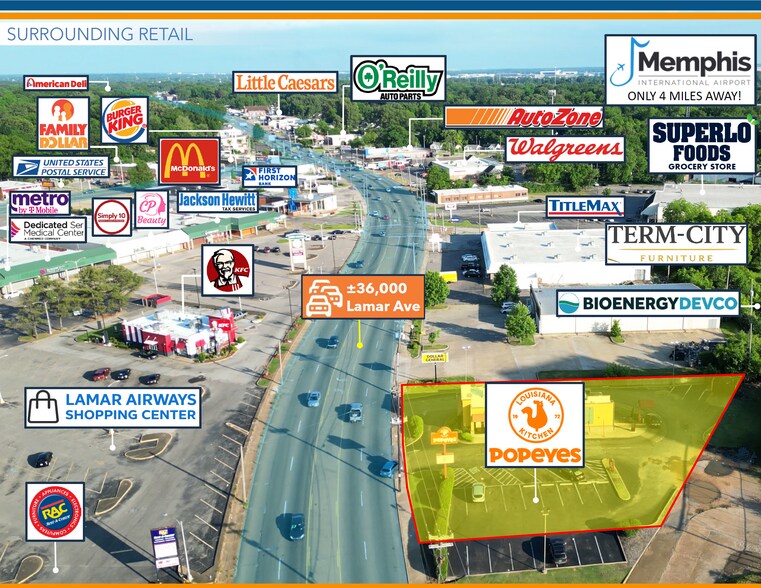 More Photos Of 2235 Lamar Ave, Memphis Fast Food For Sale
