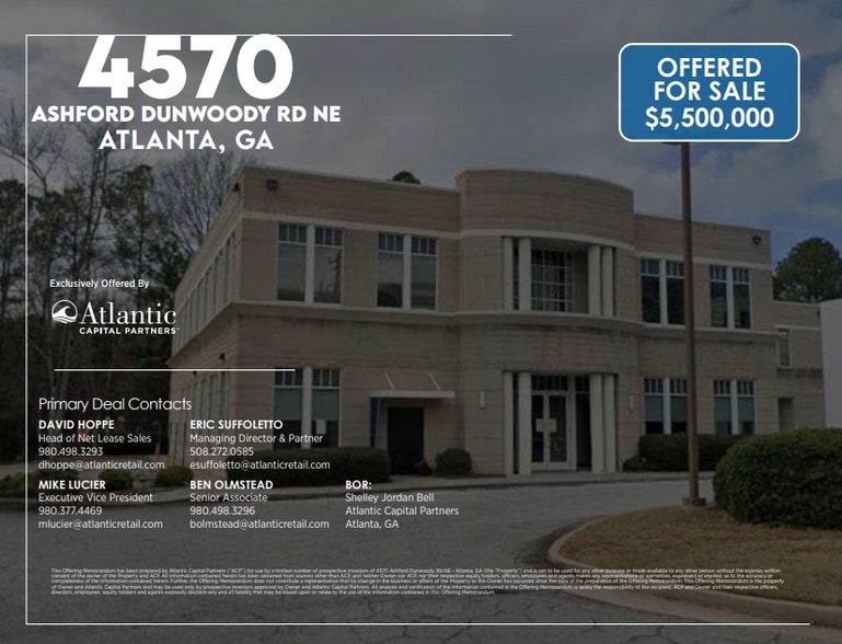 More Photos Of 4570 Ashford Dunwoody Rd NE, Atlanta Bank For Sale