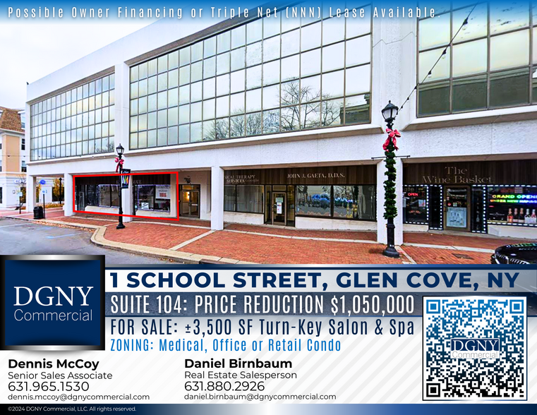 Primary Photo Of 1 School St, Glen Cove Medical For Sale