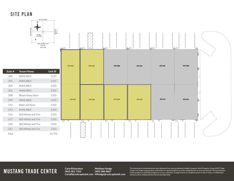 More Photos Of 317 N Trade Center Ter, Mustang General Retail For Lease