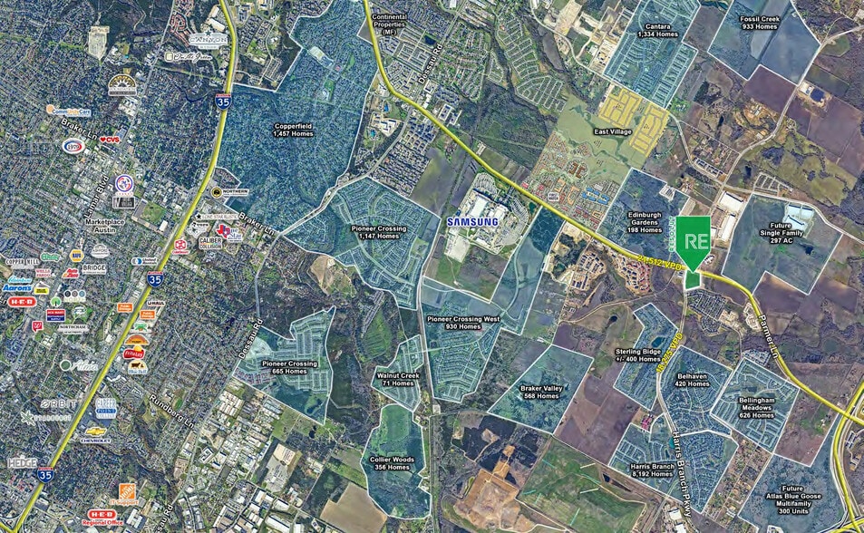 More Photos Of Sec of E Parmer Ln & Harris Branch, Manor Land For Sale