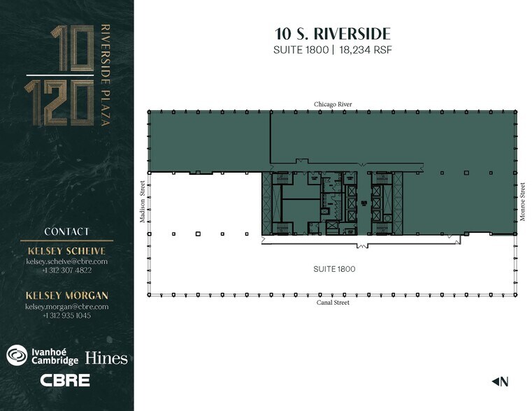 More Photos Of 10 S Riverside Plz, Chicago Office For Lease