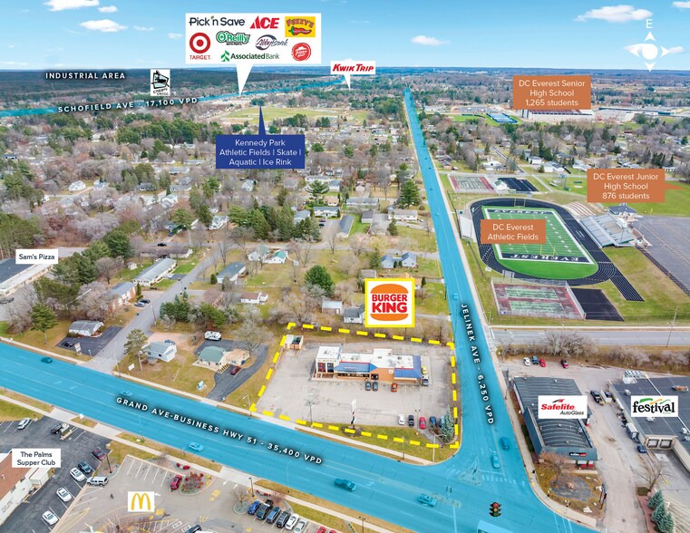 More Photos Of 6003 Business Highway 51 S, Schofield Fast Food For Sale