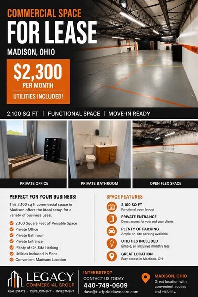 More Photos Of 7370 N Ridge Rd, Madison General Retail For Lease