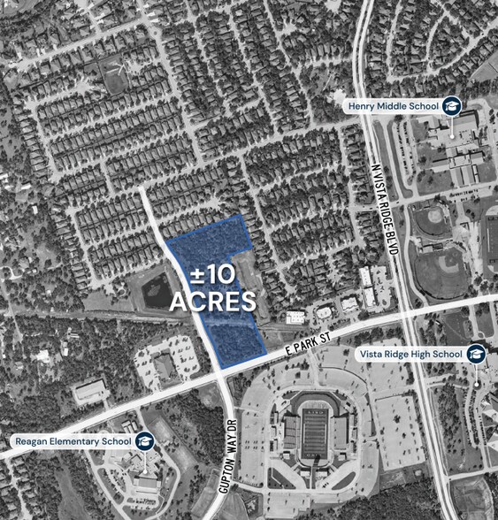 More Photos Of 2001 Park Street park, Cedar Park Land For Sale