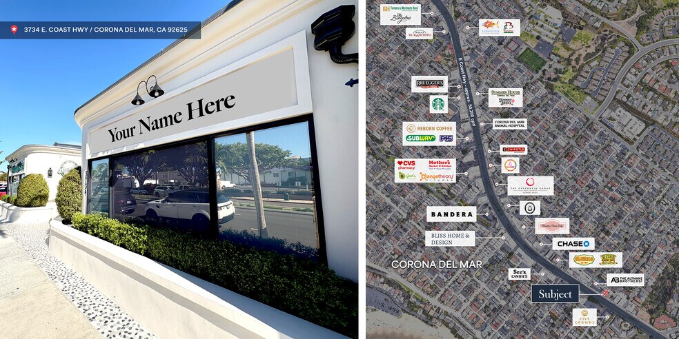 More Photos Of 3732-3734 E Coast Hwy, Corona Del Mar Storefront Retail Residential For Lease