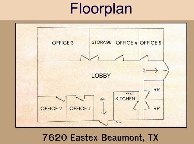 More Photos Of 7620 Eastex Fwy, Beaumont Office For Sale