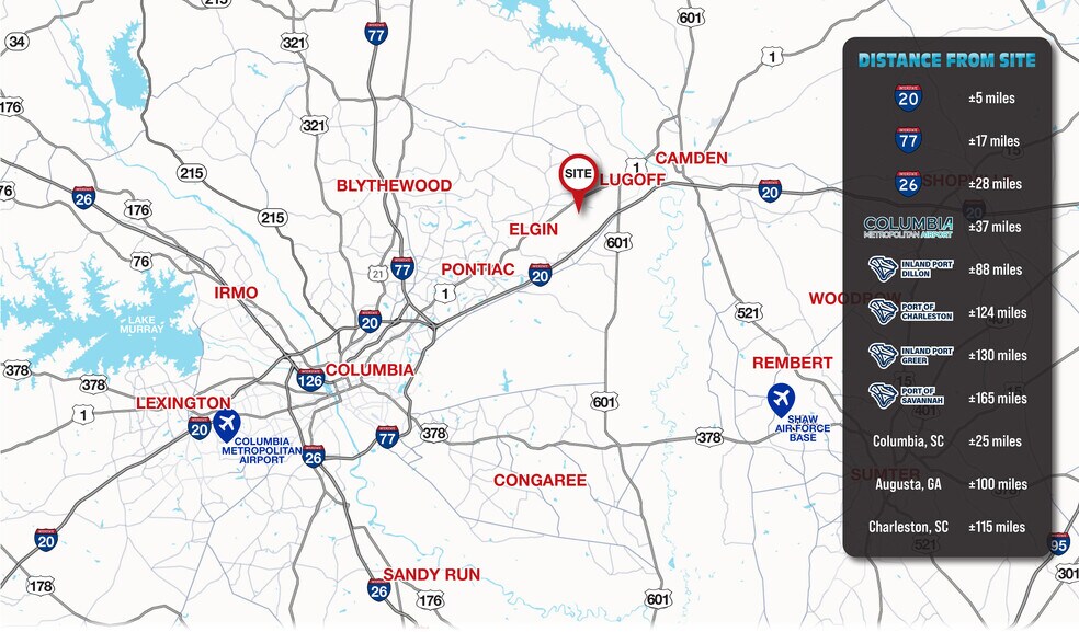 More Photos Of 707 Whitehead Rd, Lugoff Land For Lease