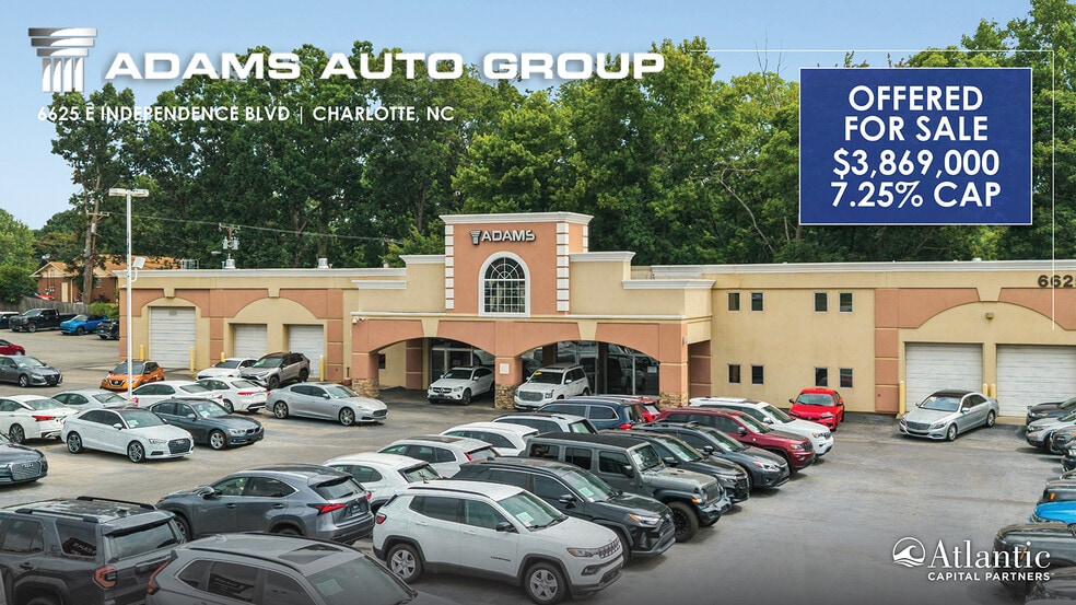 Primary Photo Of 6625 E Independence Blvd, Charlotte Showroom For Sale