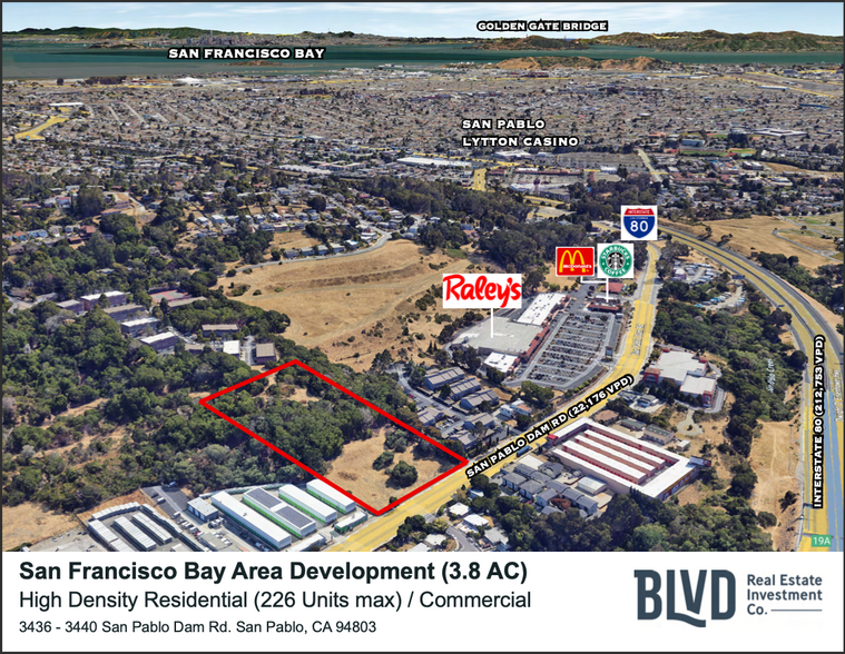 Primary Photo Of 3436-3440 San Pablo Dam Rd, San Pablo Land For Sale