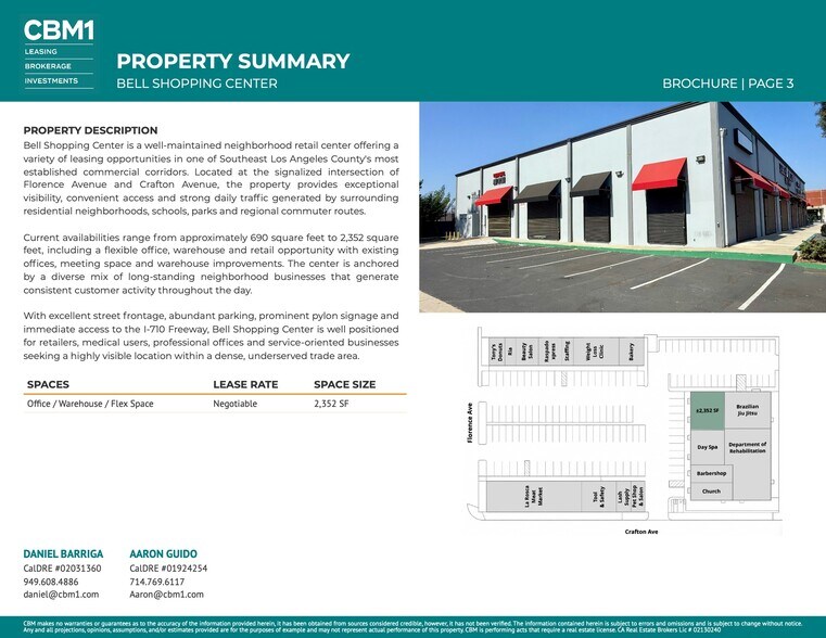 More Photos Of 5130 E Florence Ave, Bell Freestanding For Lease