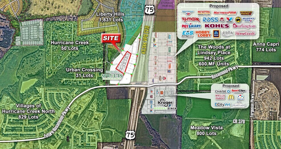 More Photos Of NWC US-75 & Rosamond Pky, Anna Unknown For Lease