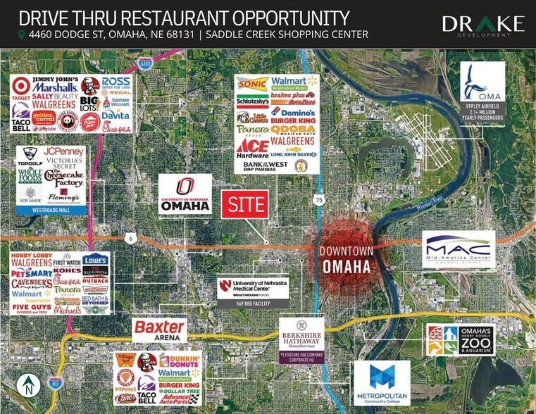 More Photos Of 4460 Dodge St, Omaha Fast Food For Lease