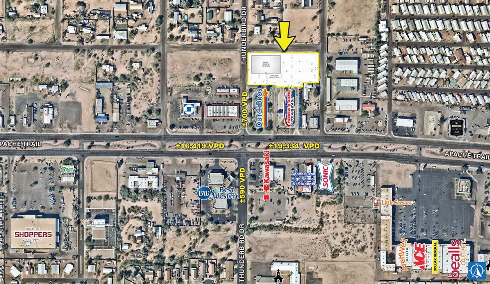 Primary Photo Of NEC Apache Trail & N Thunderbird Dr, Apache Junction Land For Sale
