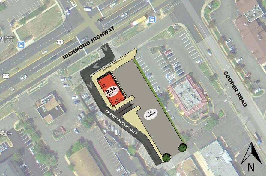 More Photos Of 8737 Richmond Hwy, Alexandria Land For Lease