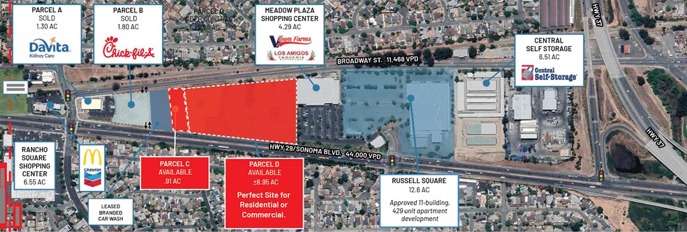 More Photos Of 5190 Sonoma Blvd, Vallejo Land For Sale