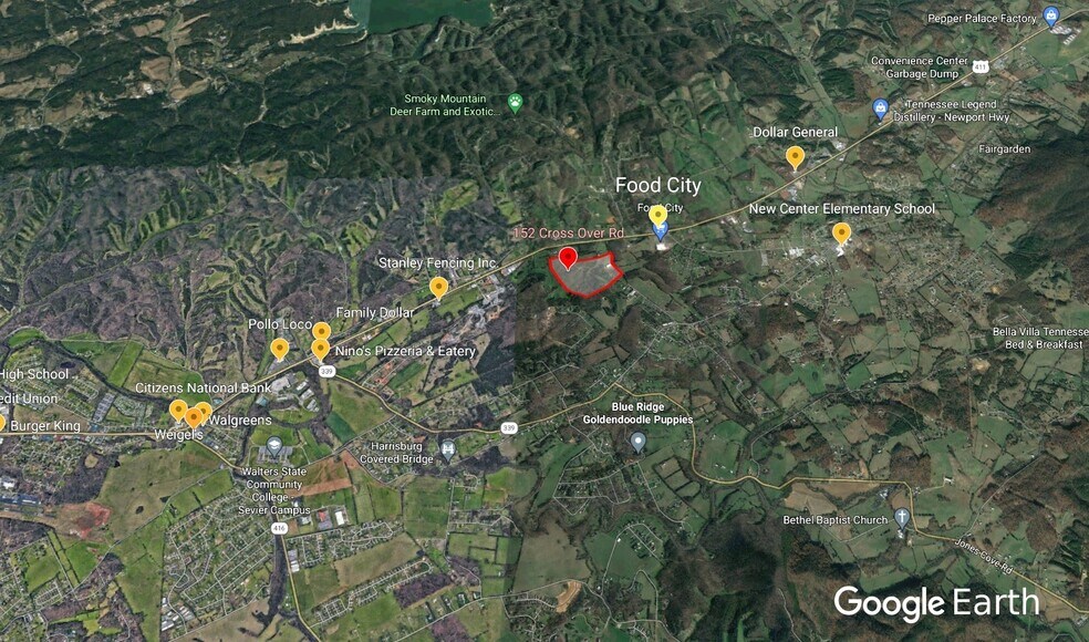 More Photos Of 158 Cross Over Rd, Sevierville Land For Sale