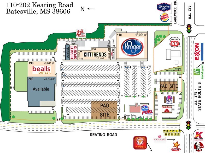 More Photos Of 110-192 Keating Rd, Batesville Unknown For Lease