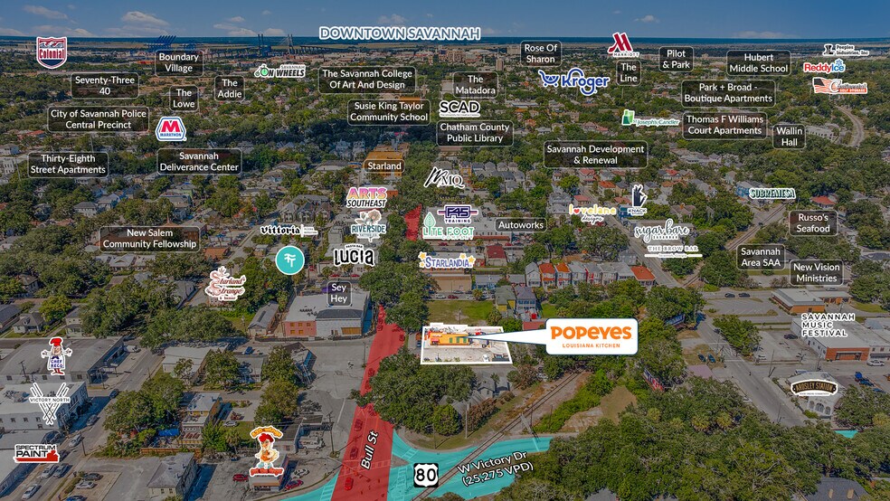 More Photos Of 2514 Bull St, Savannah Fast Food For Sale