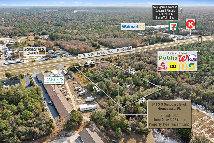 More Photos Of 6480 S Suncoast Blvd, Homosassa Land For Sale