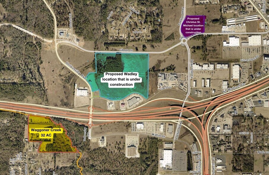 More Photos Of I-30 & Waggoner Creek, Texarkana Land For Sale