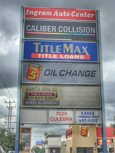 More Photos Of 7626 Culebra Rd, San Antonio Storefront For Lease