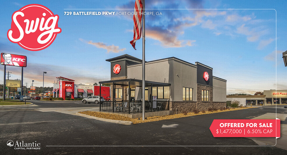 Primary Photo Of 729 Battlefield Pkwy, Fort Oglethorpe Fast Food For Sale