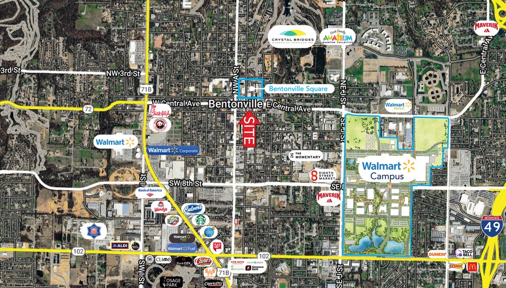 More Photos Of 207 S Main St, Bentonville Storefront Retail Office For Sale