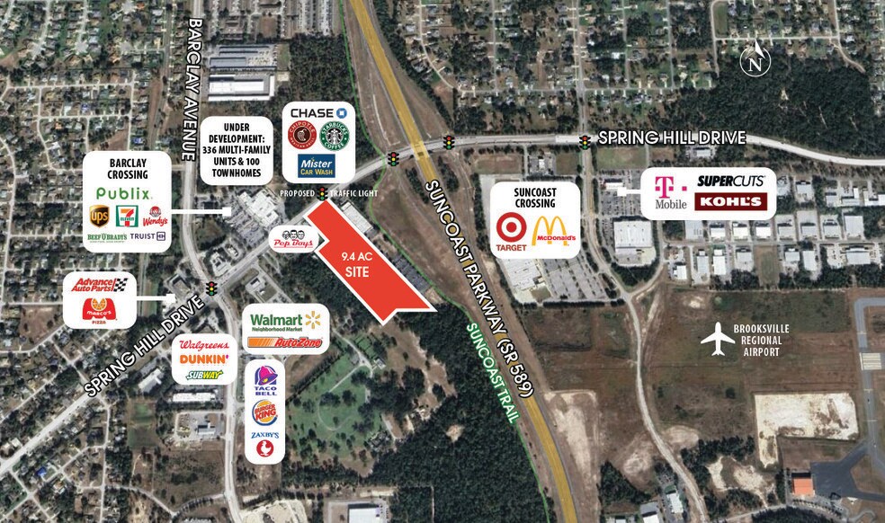 More Photos Of Spring Hill Dr and Suncoast Parkway, Spring Hill Land For Sale