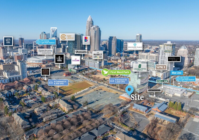 More Photos Of 528 N Brevard St, Charlotte Storefront Retail Office For Lease