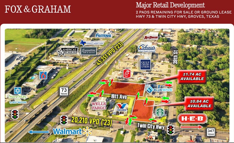 Primary Photo Of Twin City Highway, Groves Land For Sale