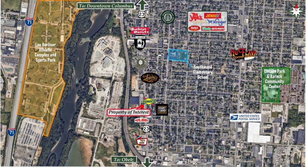 More Photos Of 1717-1721 S High St, Columbus Flex For Lease