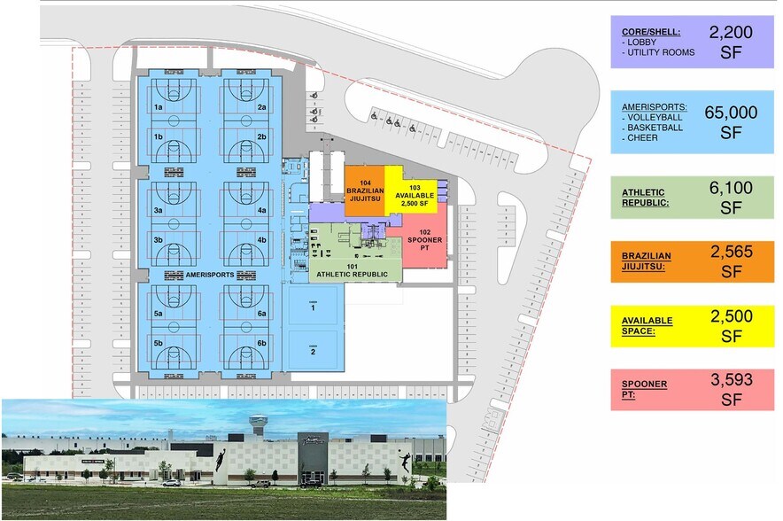 More Photos Of 3101 Fit Sport Life Blvd, Rockwall Sports And Entertainment For Lease