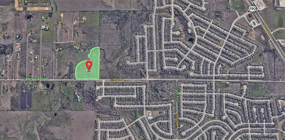 Primary Photo Of 14123 Bois-D-Arc Ln, Manor Land For Sale