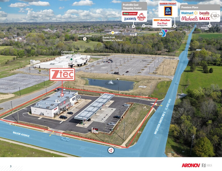 More Photos Of 1284 McQueen Smith Rd S, Prattville Convenience Store For Sale