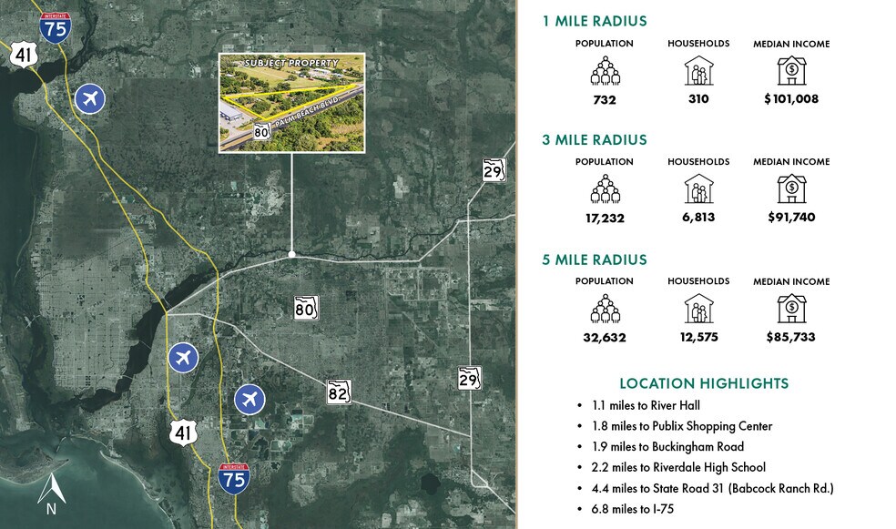 More Photos Of 16401 Palm Beach Blvd, Alva Land For Sale