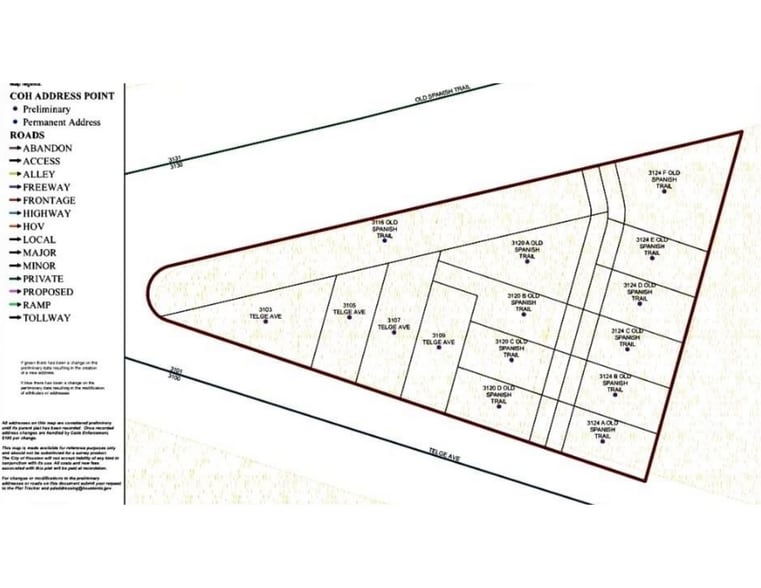 More Photos Of 3124 Old Spanish Trl, Houston Land For Sale