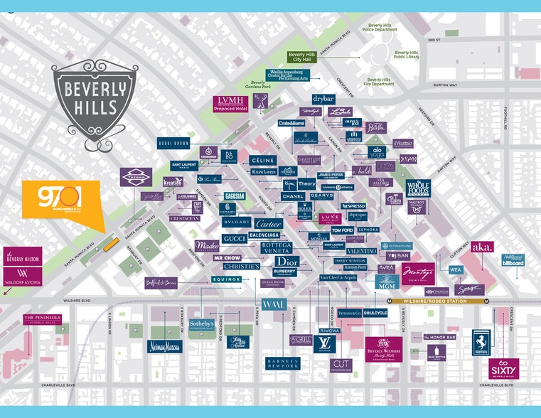 More Photos Of 9701-9725 Santa Monica Blvd, Beverly Hills Storefront Retail Office For Lease