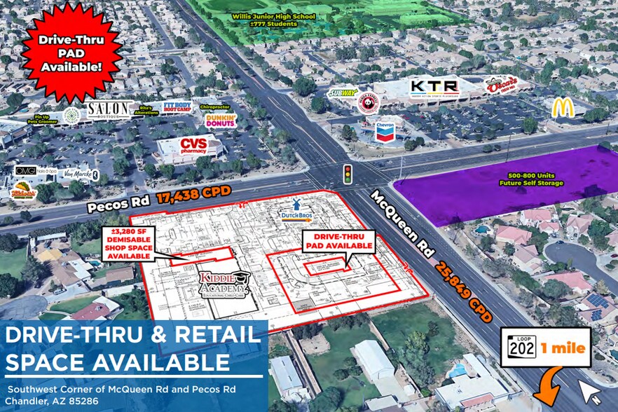 Primary Photo Of 993 E Pecos Rd, Chandler General Retail For Lease