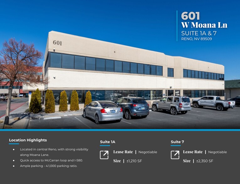 More Photos Of 601 W Moana Ln, Reno Medical For Lease