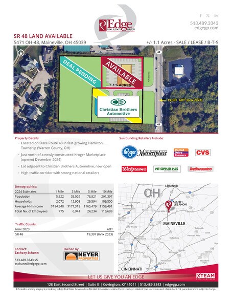 More Photos Of 5471 OH-48, Maineville Land For Sale