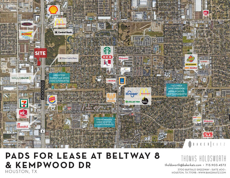 Primary Photo Of Beltway 8 & Kempwood Dr E, Houston Land For Lease