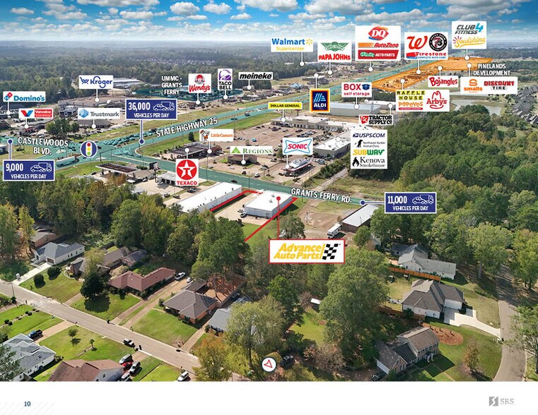 More Photos Of 629 Grants Ferry Rd, Flowood Freestanding For Sale