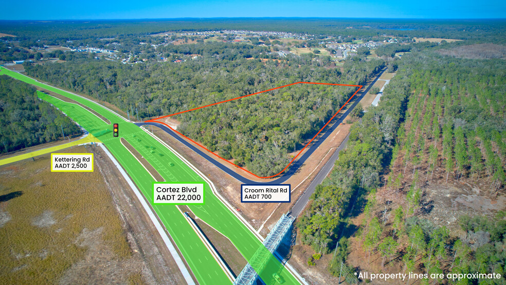 Primary Photo Of 0 Croom Rital rd @ Cortez Blvd, Brooksville Land For Sale