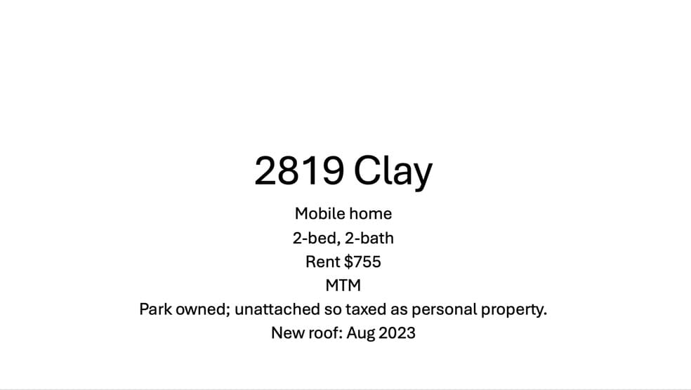 More Photos Of 2902 Clay St, De Soto Manufactured Housing Mobile Home Park For Sale