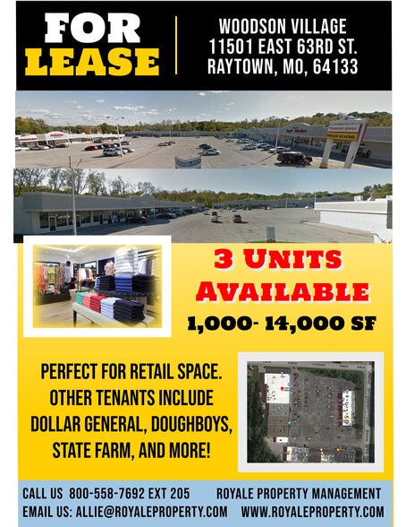Primary Photo Of 11501-11507 E 63rd St, Raytown General Retail For Lease