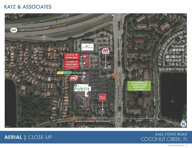 More Photos Of 5463 Lyons Rd, Coconut Creek Storefront For Lease